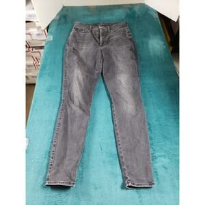 Lucky Brand Jeans Size 4 Womens Black Denim Pants Stretch Mid Rise Skinny